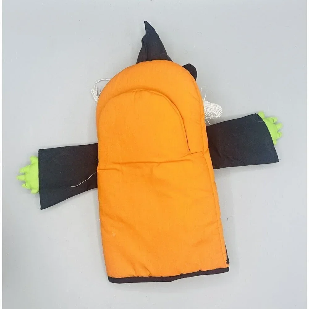 Vintage Witch Halloween Oven Mitt 3D Kitchen Decor 12”